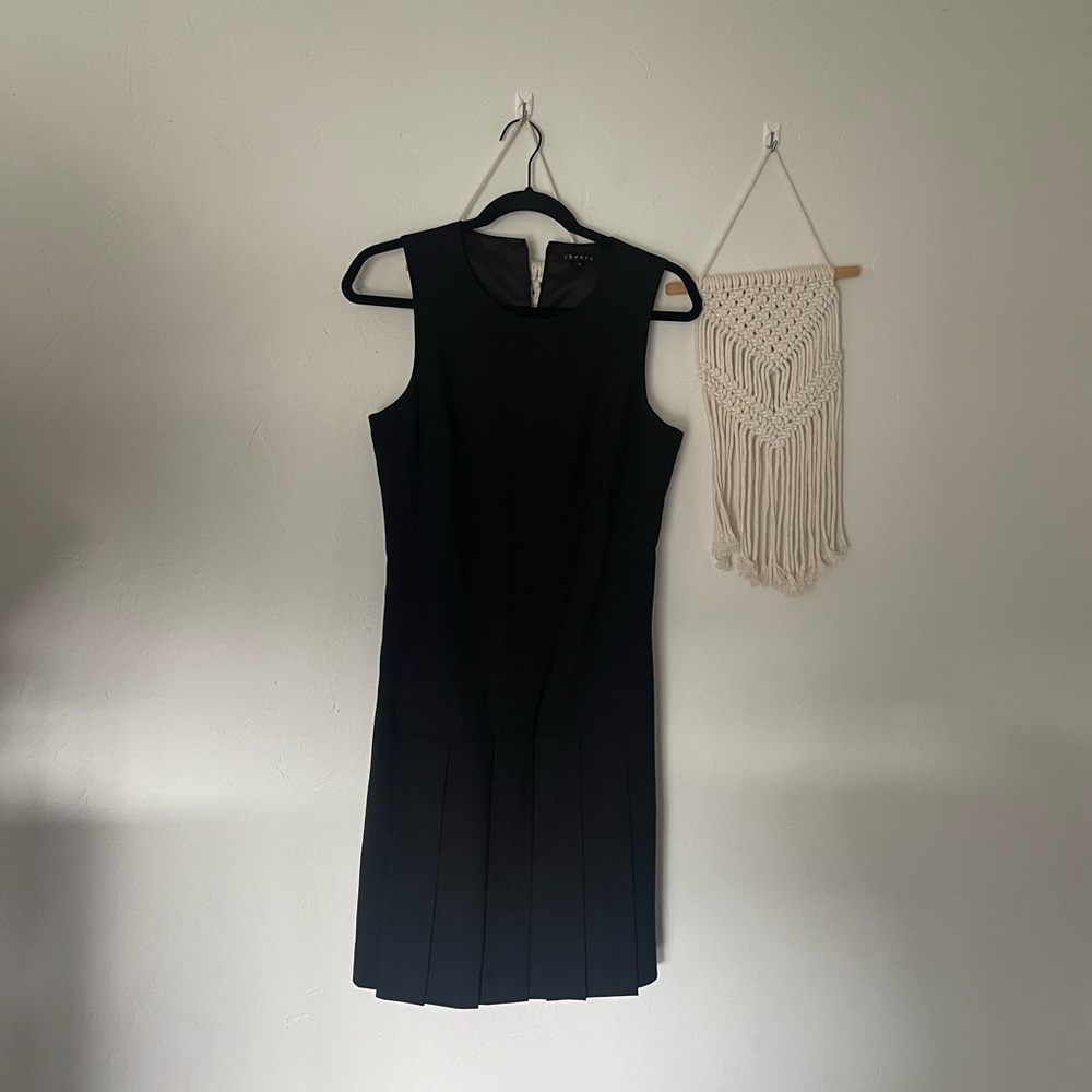 Theory Wool Black Dress